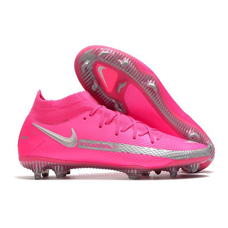 Nike Phantom Generative Texture Elite DF FG Rosa Plata